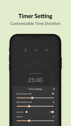 Focus & Pomodoro Timer - Foca screenshot 5