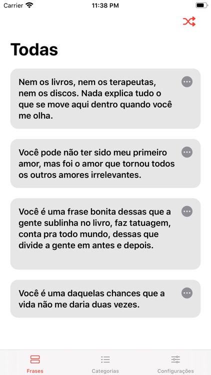 Frases de Amor: Compartilhar