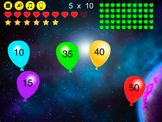 Screenshot #5 pour Times Tables Balloon Pop