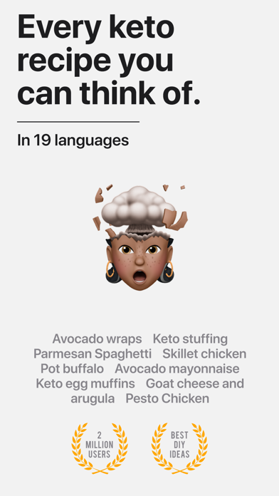 Keto Recipes:Low Carb Diet App Screenshot