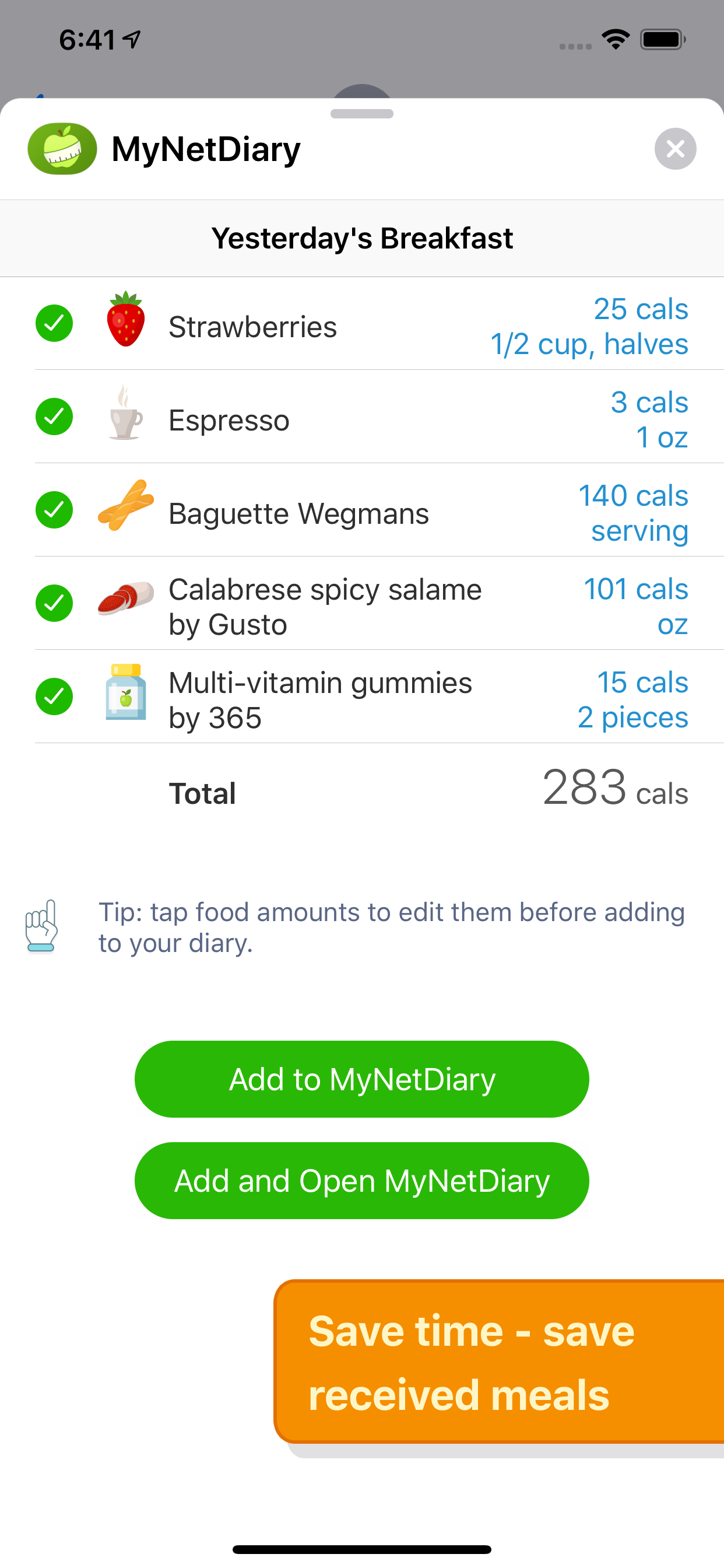 Calorie Counter PRO MyNetDiary