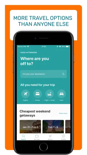 Travellink - Flights, Hotels screenshot 1