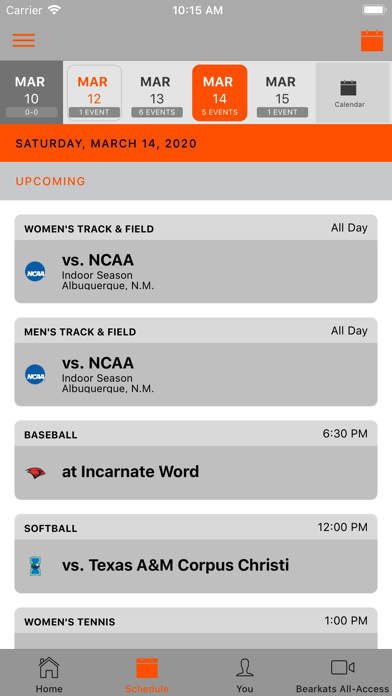 Bearkat Sports (BSN+) Screenshot