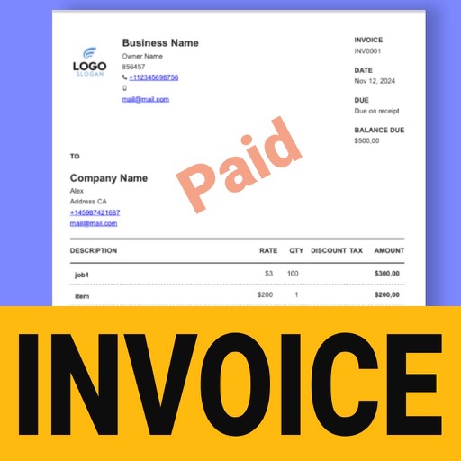 Invoice Maker for Contractors: