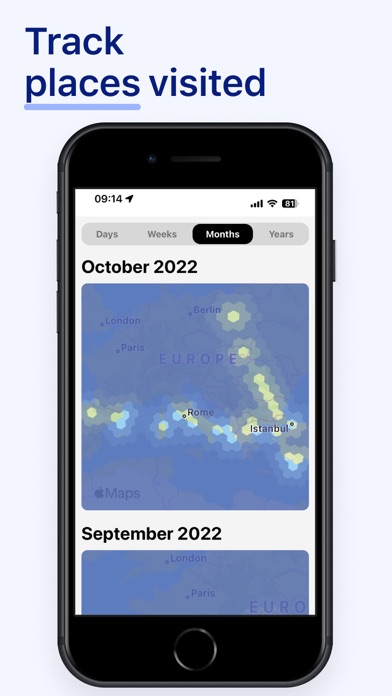 Been & Done Travel Journal Map Screenshot