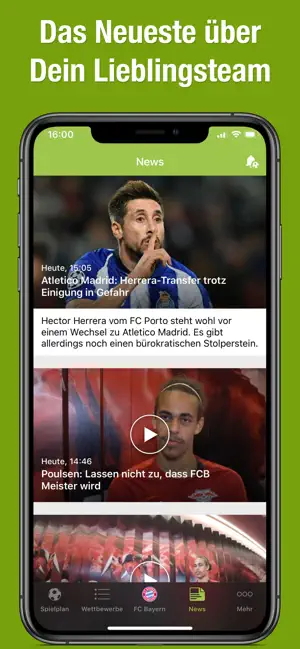 Fußballfunk: Deine Fußball-App iPhone screenshot 2