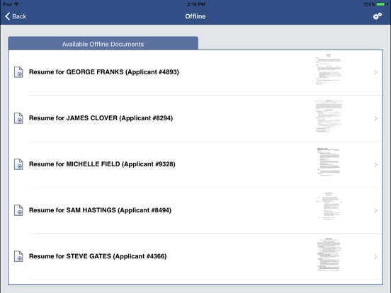Screenshot #5 pour OnBase Mobile for iPad