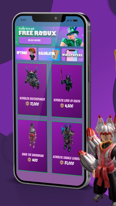 Robux & Codes: Skins Rbx Screenshot
