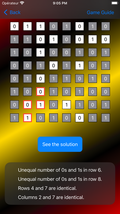 Puzzle IO Binary Sudoku 2024 Screenshot