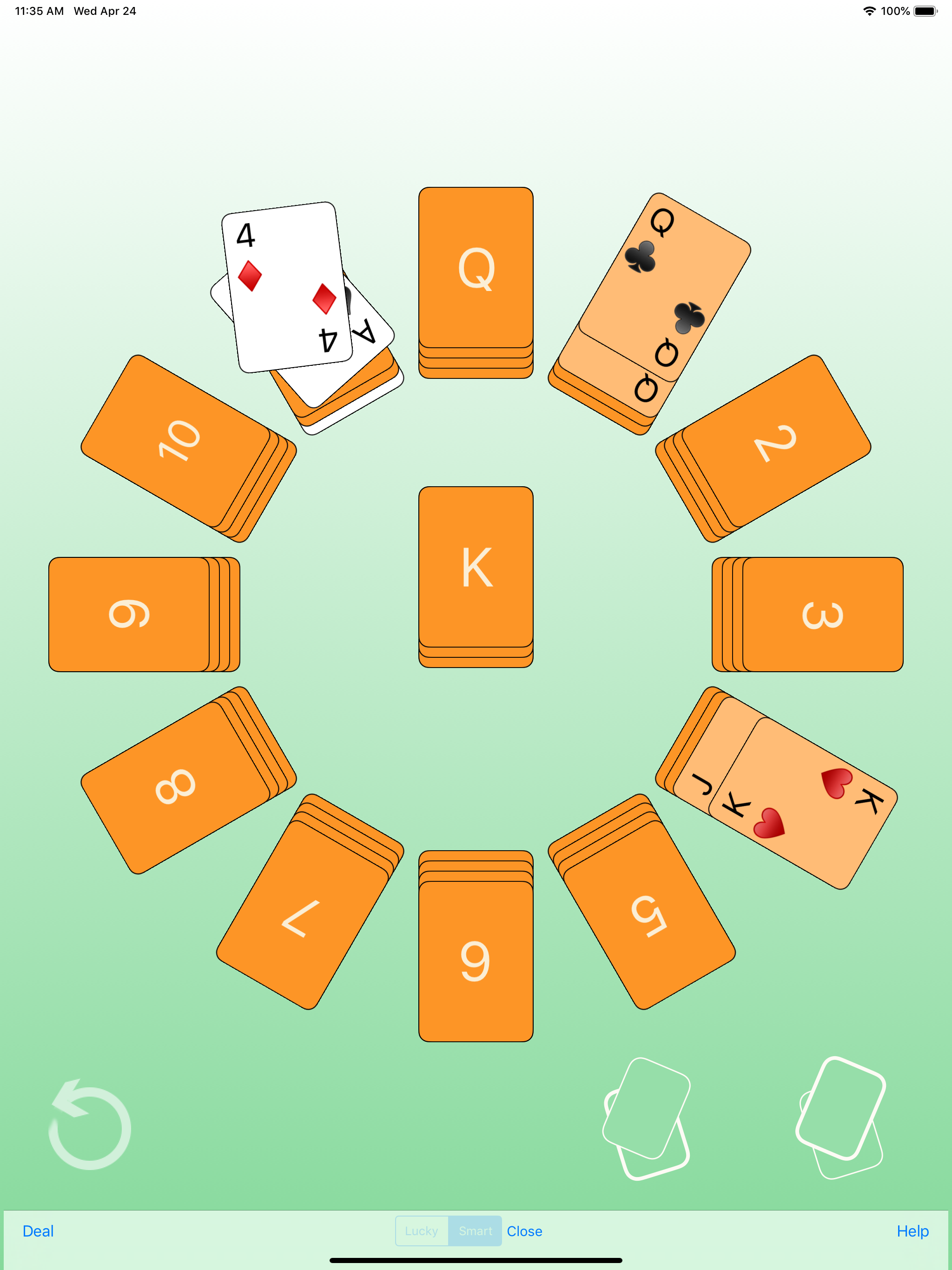 Smart Clock Solitaire screenshot 5