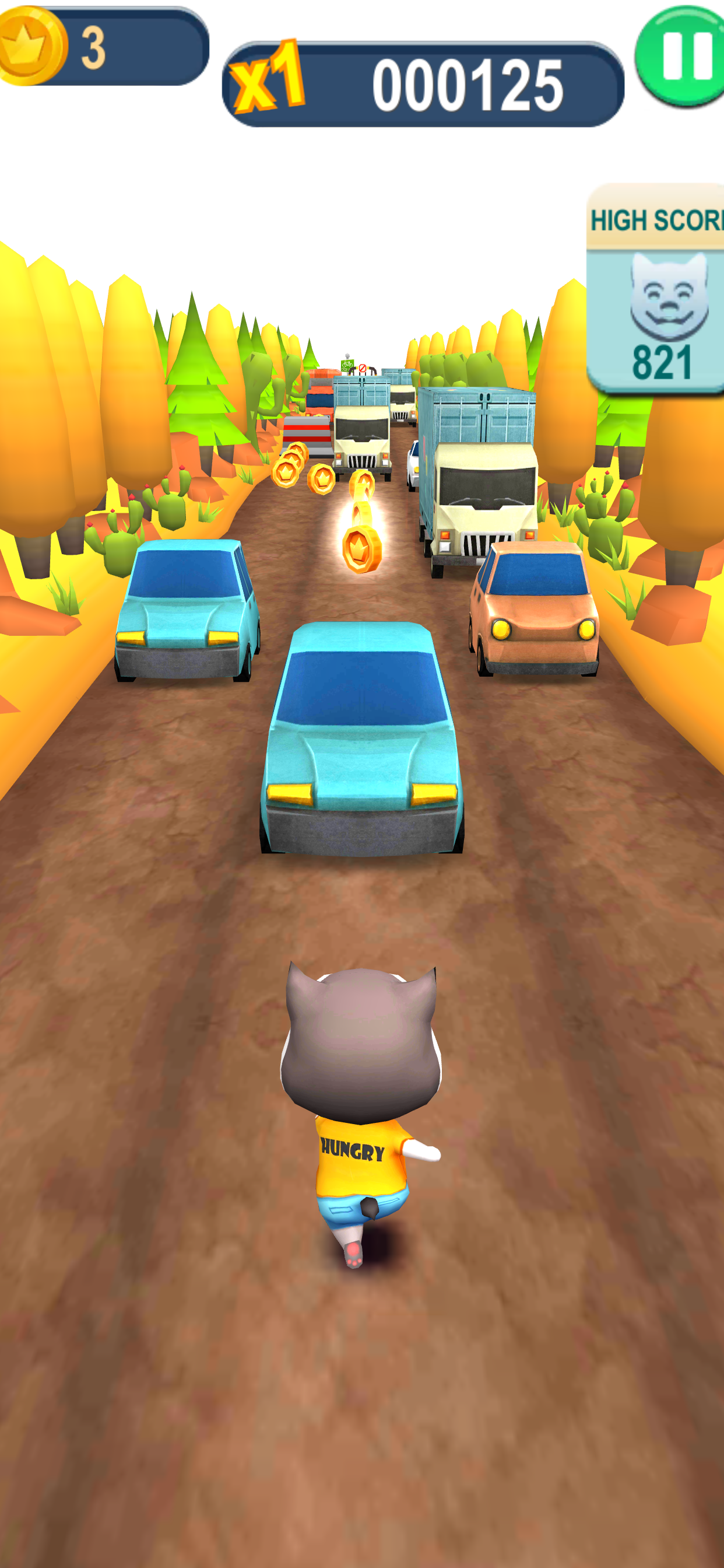 Cat Surfers: Kitty Gold Run screenshot 7