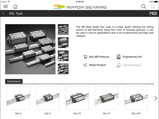 NB Linear Mobile™ iPad screenshot 4 - Business app
