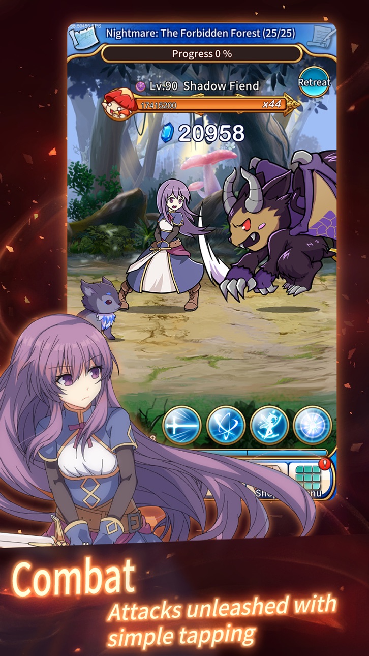 Eternal Senia Hydrangea Hack screenshot 2 - iOS game interface