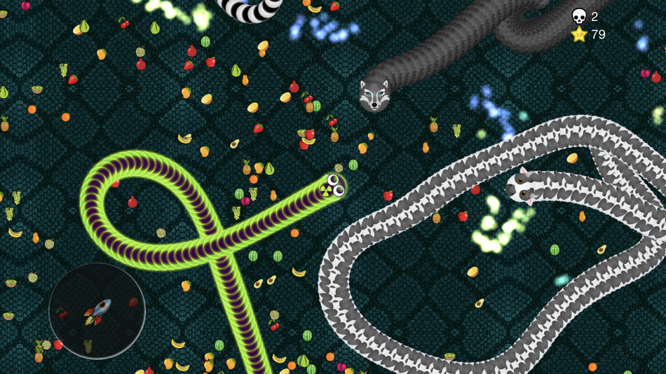 #2. Viper.io - Worm & snake game (iOS) Podle: Mikhail Prysiazhniy