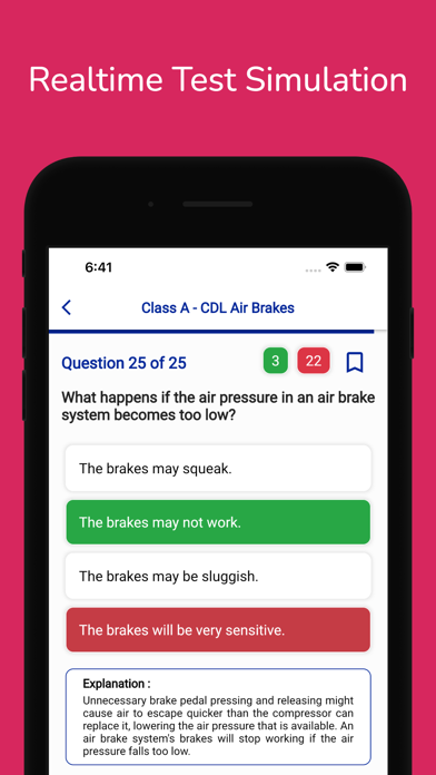 Alabama CDL Permit Practice Screenshot