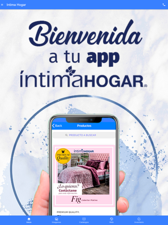 Intima iPad screenshot 1 - Shopping app