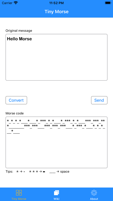 Screenshot #1 pour Tiny Morse