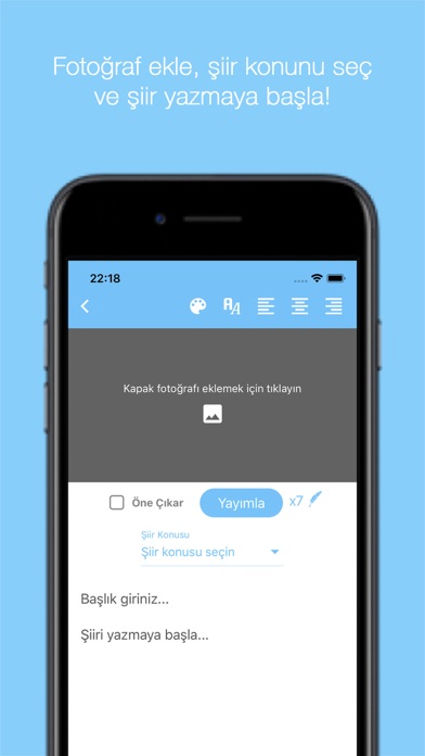 Poemia – Write Everything iPhone screenshot 2 - Book app