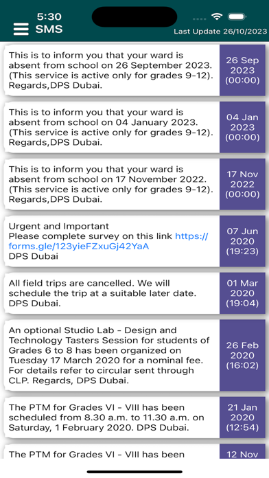 DPS Dubai Screenshot