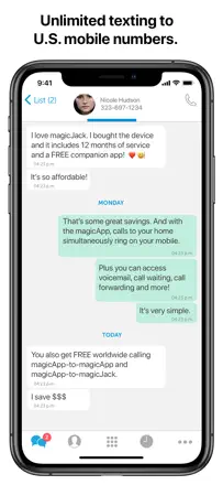 magicApp Calling & Messaging : capture d’écran 3 sur 4