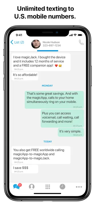 magicApp Calling & Messagingのスクリーンショット（3/4）