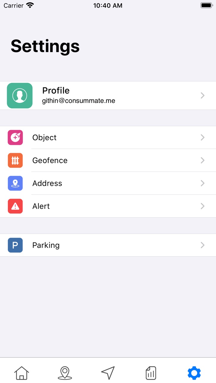 iPhone screenshot
