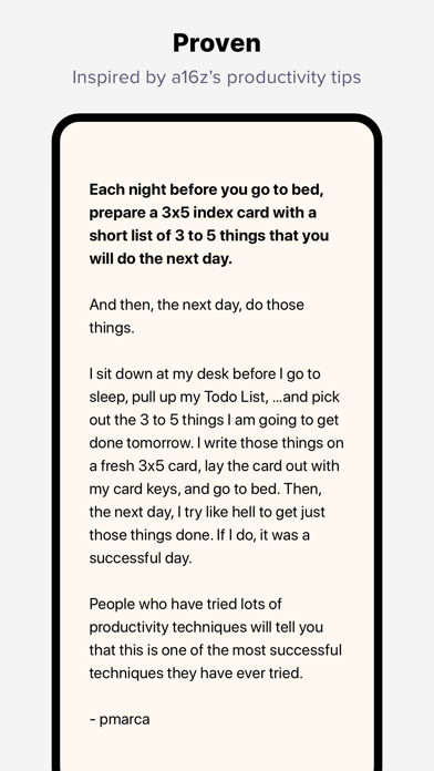 Priorities: Daily To-Do List iPhone screenshot