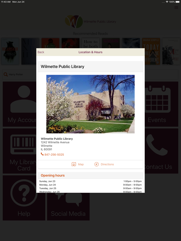 #5. Wilmette Public Library (iOS) 由: Wilmette Public Library District