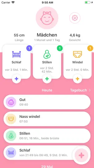 Screenshot von Still App - Mein Baby auf dem iPhone 7