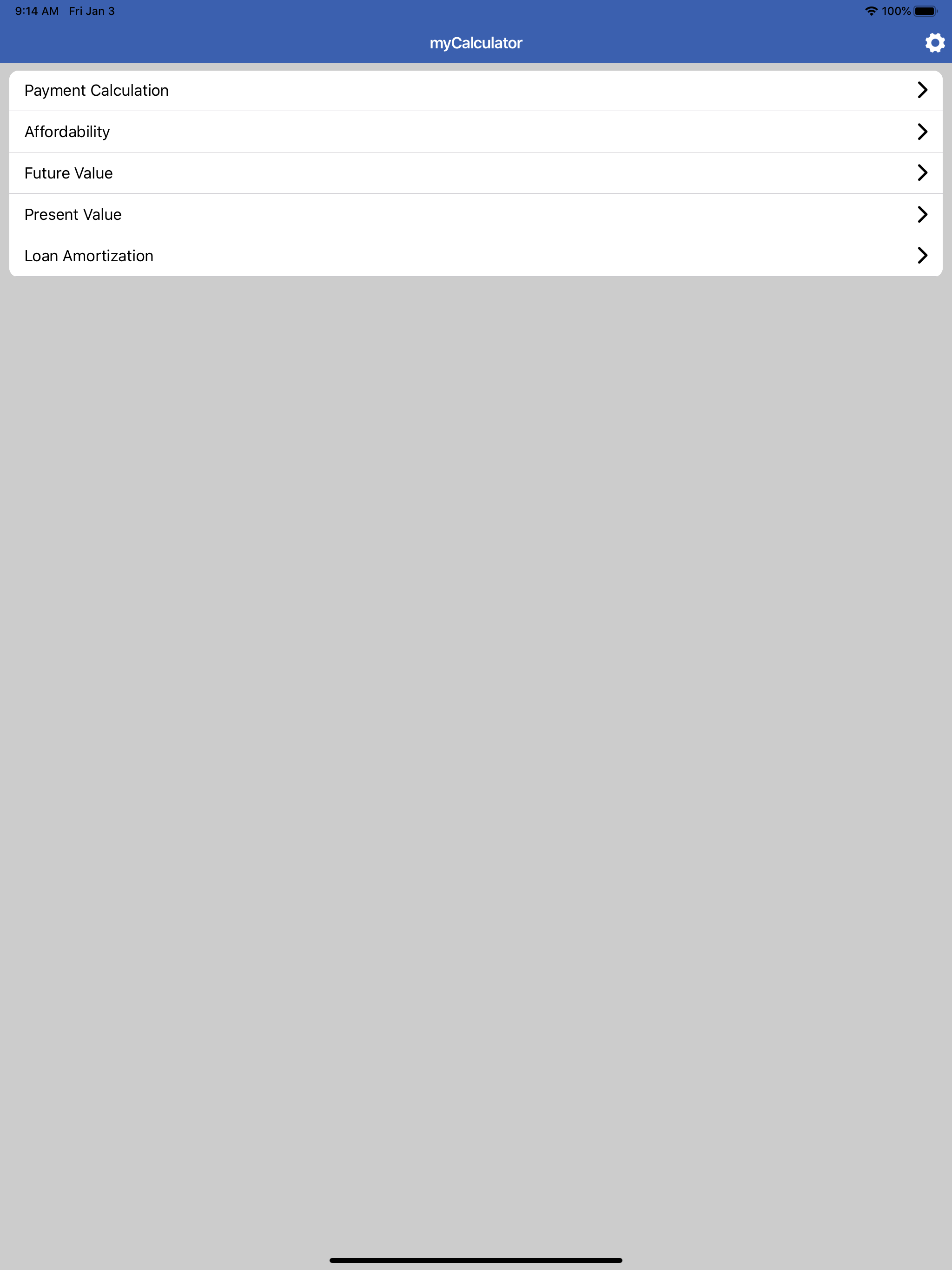 Homesteaders — myCalculator