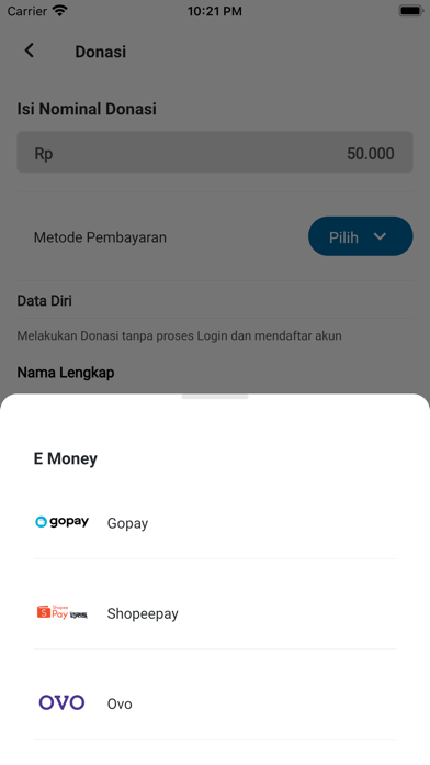Rumah Berkat - Donasi Daring Screenshot