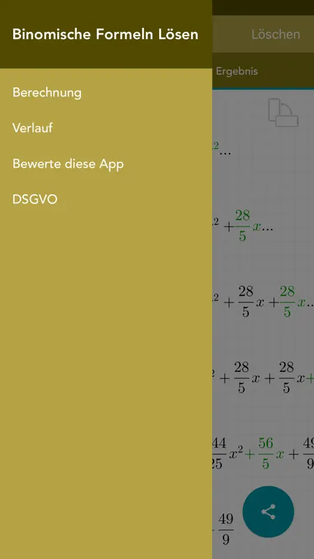 Binomische Formeln Lösen PRO screenshot 1 of 4