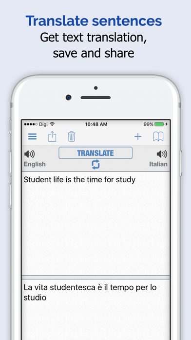 Screenshot #3 pour italien Dictionnaire +