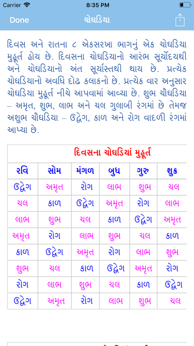 Gujarati Calendar - 2025 Screenshot
