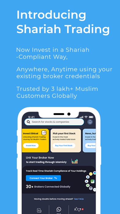 Screenshot #1 pour Islamicly- Halal Stocks & Gold