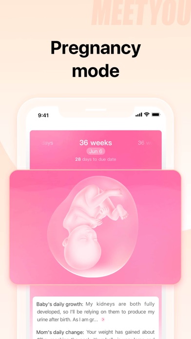 MeetYou - Period Tracker Screenshot