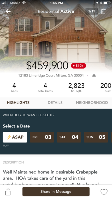 Harry Norman Home Search iPhone screenshot 3 - Lifestyle app