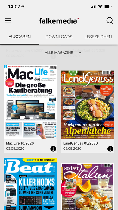 Screenshot #1 pour falkemedia Kiosk | Kiosk-App