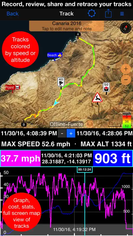 Speedometer 55 Pro. GPS kit. screenshot 1 of 10
