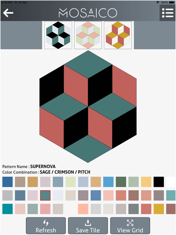 Screenshot #5 pour Mosaico Tile Designer App