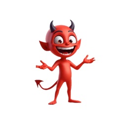 Happy Devil Stickers