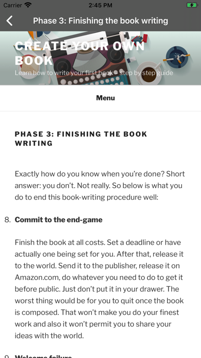 Write a Book: New Writer Guide Screenshot 4 of 6