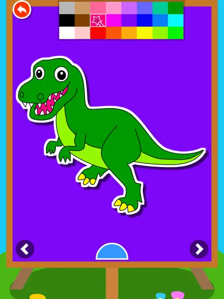 Dinosaur puzzle Doodle Colorin