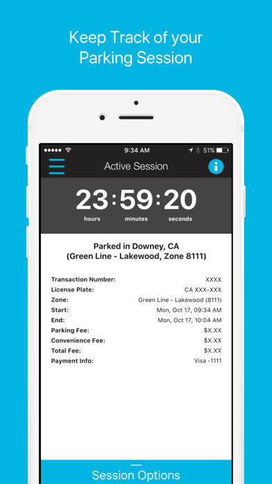 Screenshot 4 of LA Metro Parking App