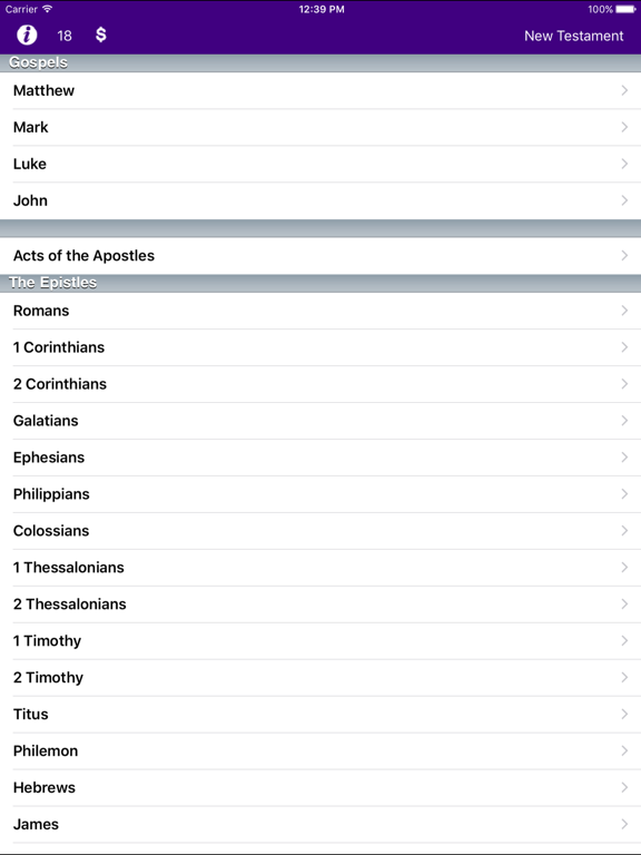 Bible for Catholics iPad screenshot 1 - Reference app