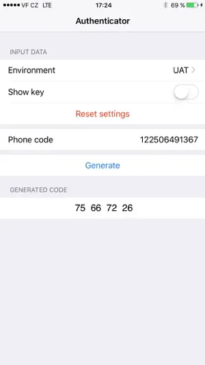 Authenticator from AEVI screenshot 1