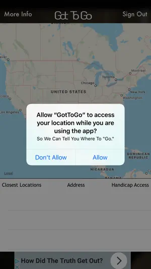Got To Go:Free Bathroom Finder screenshot 2