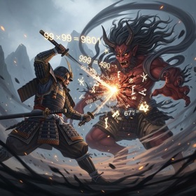 99鬼退治~99×99の問題に答えて鬼を倒そう