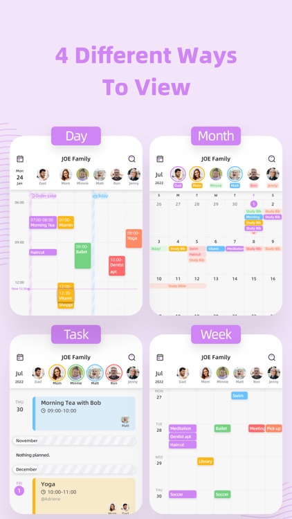 Cubbily Family Shared Calendar