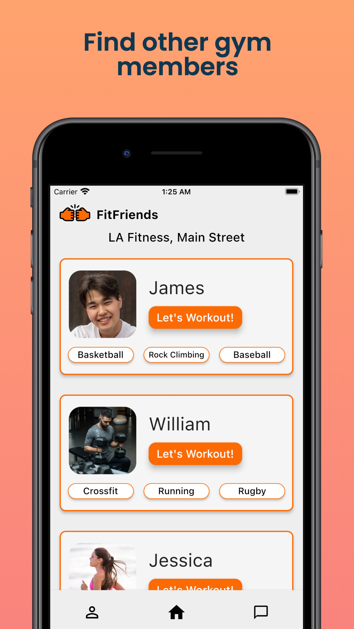 FitFriends: Find Gym Partners